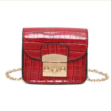 lady red small side bag for college girls